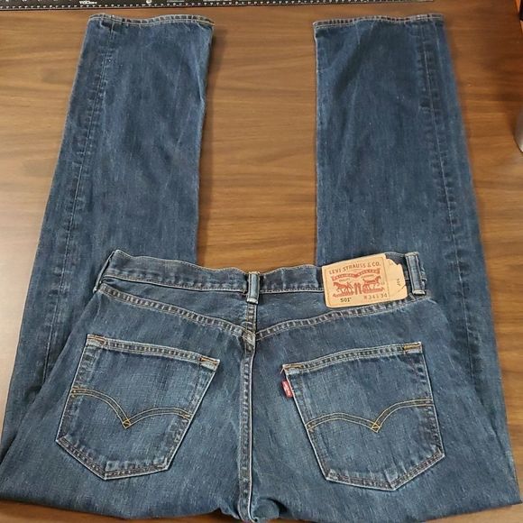 Men's Levi's 501‎ Buttonfly Straight Jeans 34 x 34 - Picture 6 of 15